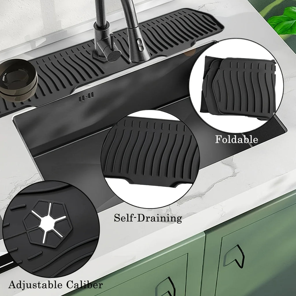 SplashStop™ Silicone Faucet Guard Mat